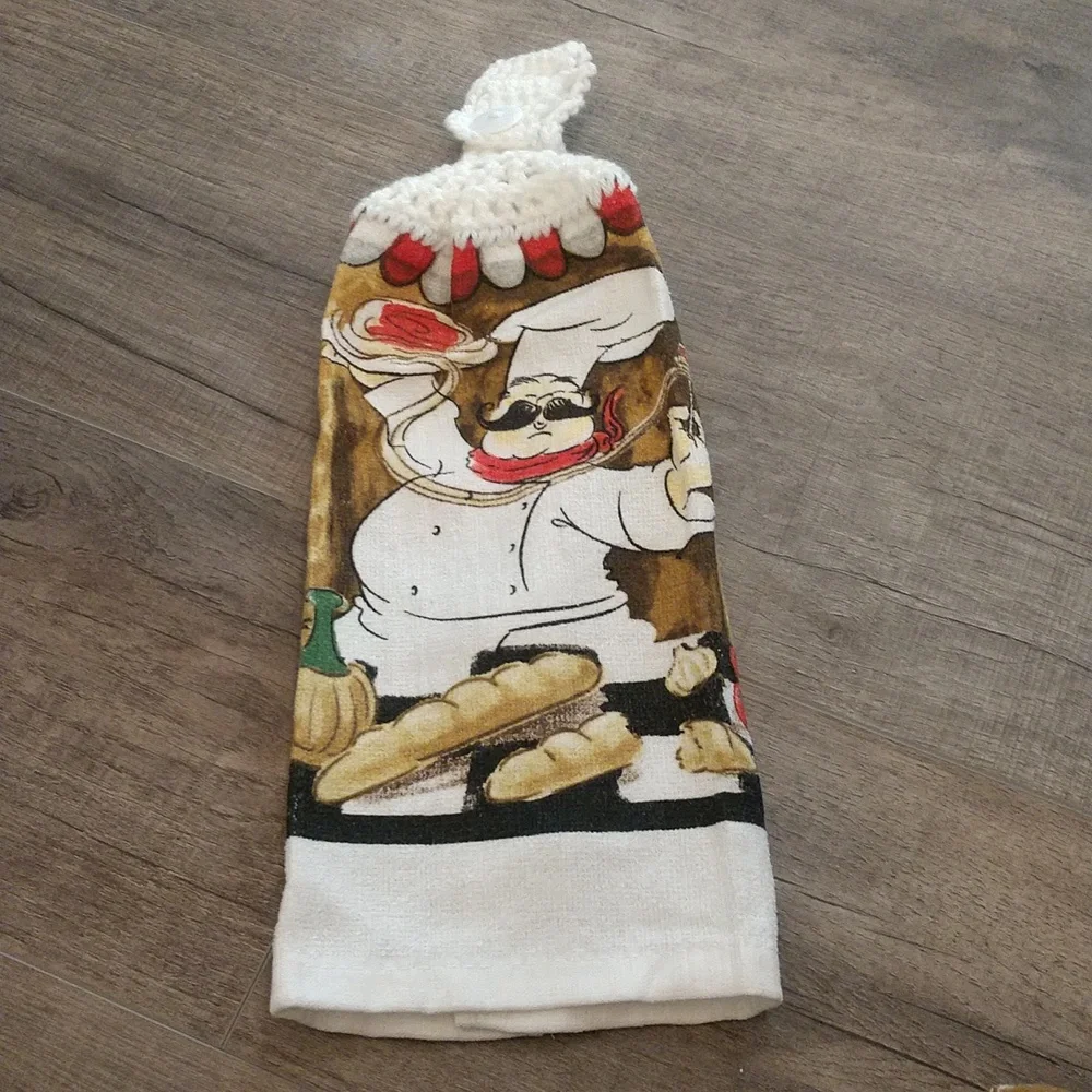 Homemade Crochet‎ Decorative Towel Bakery Chef
